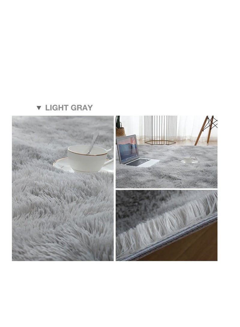 Nordic Silk Wool Rug, Bedroom, Bed, Home, Living Room, Toilet, Plush Blanket, Floor Mat - Image 4