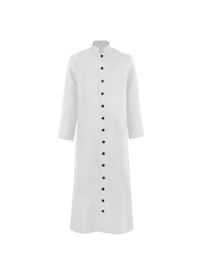 NIBEMINENT Halloween costumes: Medieval monk robes, wizard robes, priest robes, and church priest cosplay costumes - Image 1