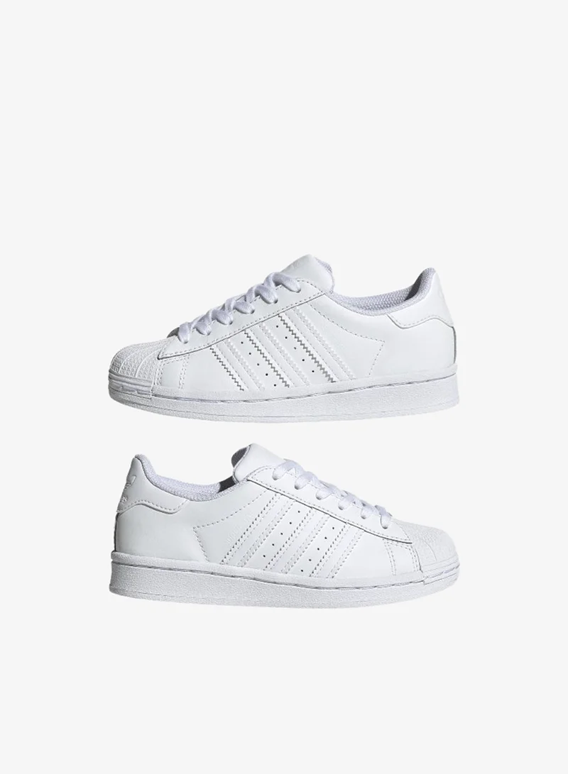 Adidas Originals FTWWHT/FTWWHT/FTWWHT SUPERSTAR 50 C White Originals Kids Shoes  | Best Price UAE