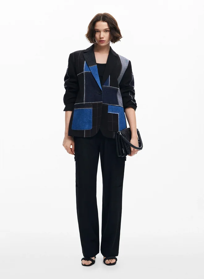 DESIGUAL Combined Patchwork Blazer
