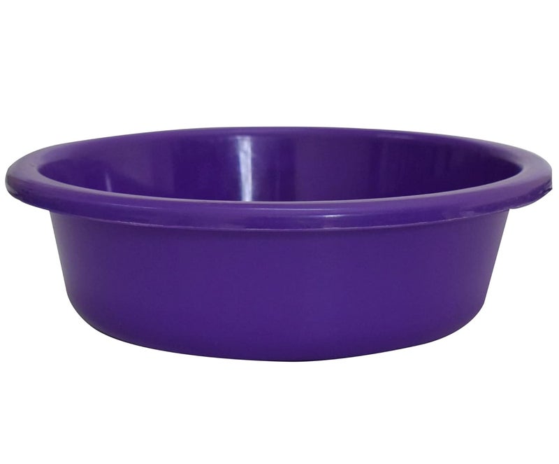 Kuber Industries Multiuses Unbreakable Plastic Knead Dough Basket/Basin Bowl For Home & Kitchen 6 Ltr- Pack of 2 (Purple & Red) - Image 2