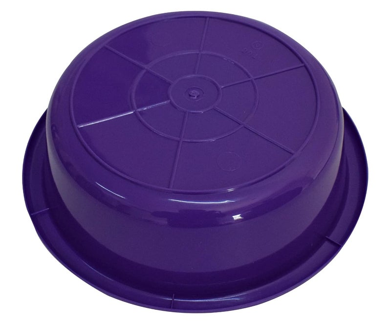 Kuber Industries Multiuses Unbreakable Plastic Knead Dough Basket/Basin Bowl For Home & Kitchen 6 Ltr- Pack of 2 (Purple & Red) - Image 4