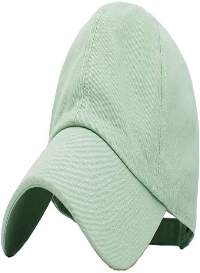 Missby® Unisex Men & Women Cotton Baseball Cap (Free Size) (Sage Green) - Image 3