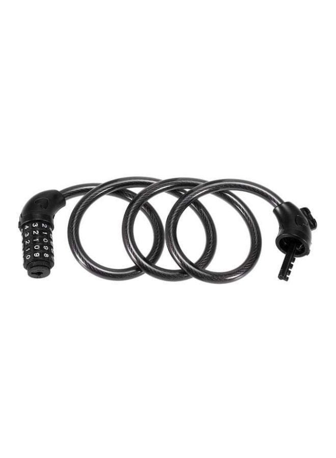 TNGames [Upgraded] 5-Digit Password Anti-Theft Bike Lock 1.2m Anti-Cut Steel Cable | Customizable Code | Anti-Pry & Rustproof | Universal Outdoor Use + Free Steel Mount Bracket - Image 4