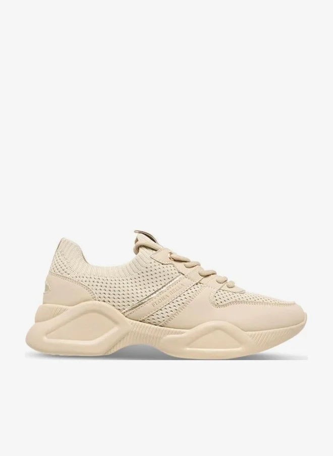 Flora Bella By Shoexpress Flora Bella Textured Lace-Up Sneakers