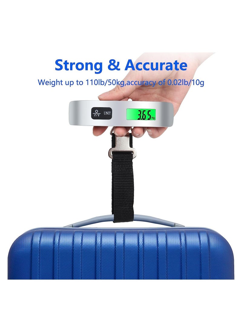 Generic Digital Luggage Scale, Portable Handheld Baggage Electronic Scale, Suitcase Scale with Temperature Sensor and 110 Pound Capacity Hanging Luggage Weight Scale for Travel  - Image 5