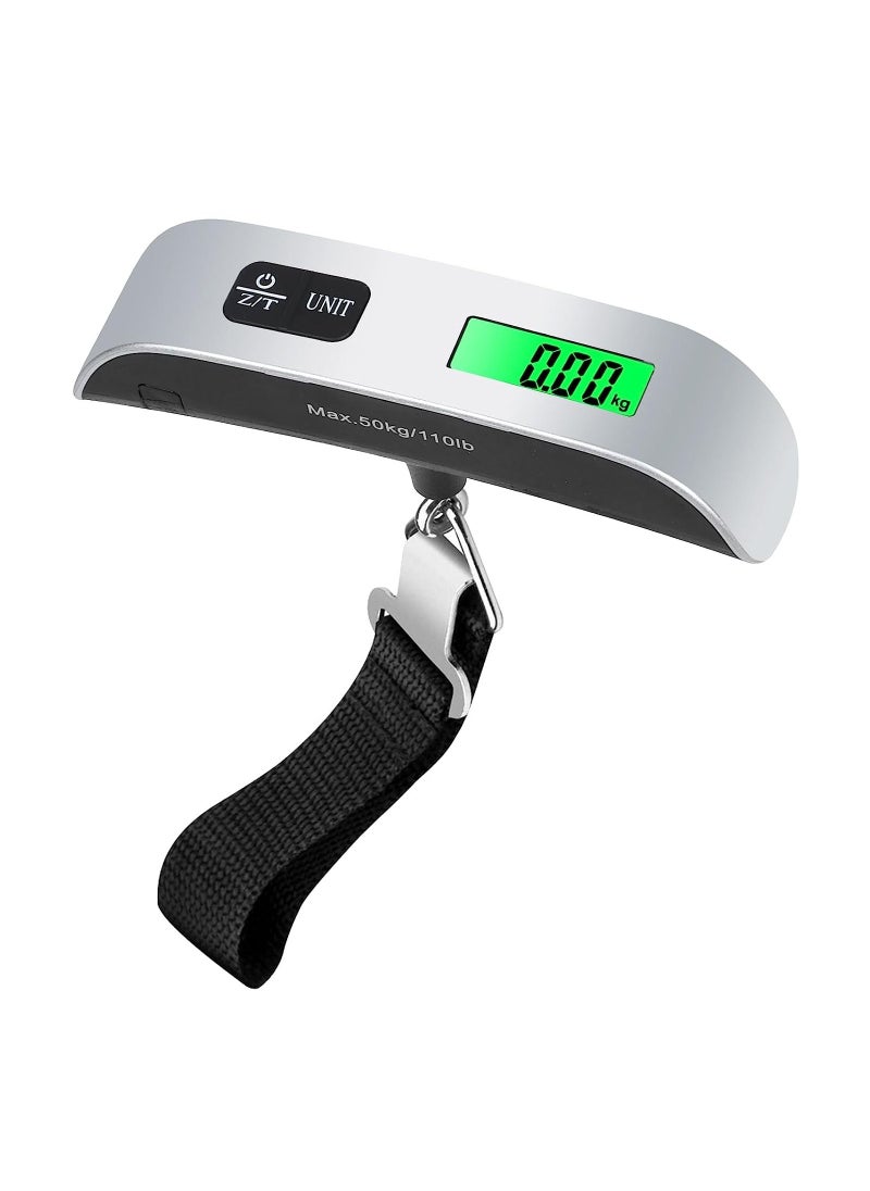 Generic Digital Luggage Scale, Portable Handheld Baggage Electronic Scale, Suitcase Scale with Temperature Sensor and 110 Pound Capacity Hanging Luggage Weight Scale for Travel  - Image 1