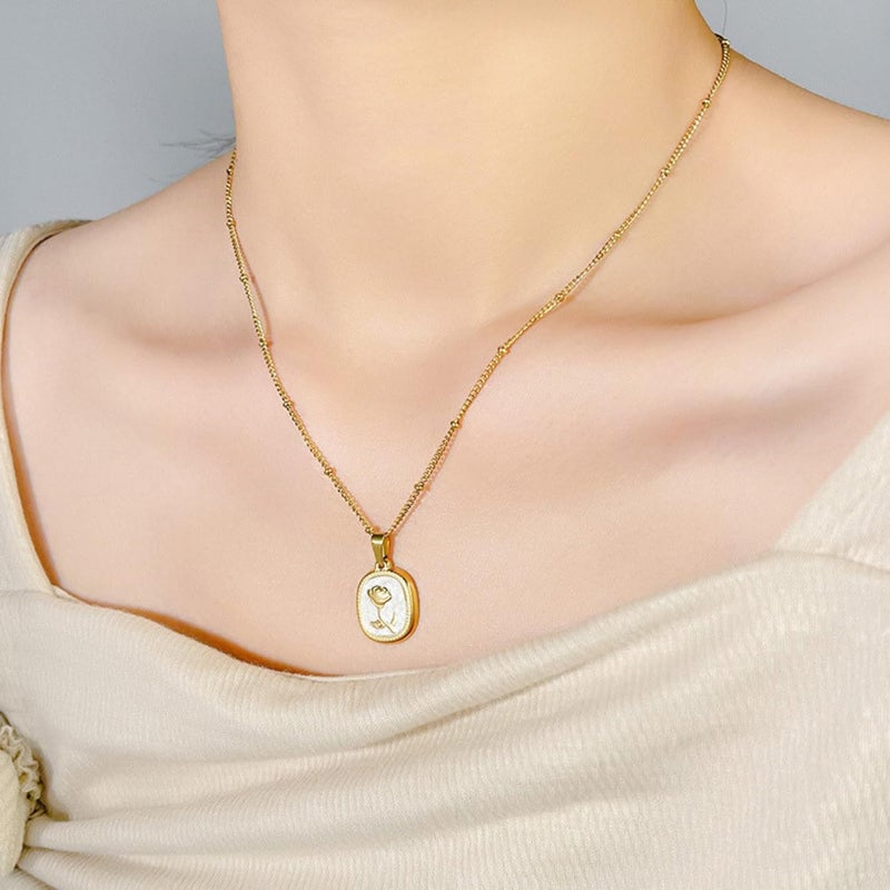 MONOZO pendant chain for women girls Love anti tarnish stainless steel Necklace stylish Neck Chain | Modern Design | Birthday Anniversary gift Valentine Accessories - Image 4