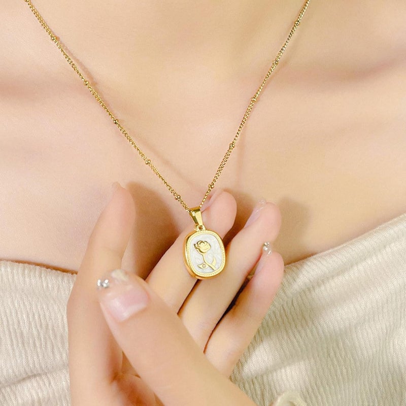MONOZO pendant chain for women girls Love anti tarnish stainless steel Necklace stylish Neck Chain | Modern Design | Birthday Anniversary gift Valentine Accessories - Image 3