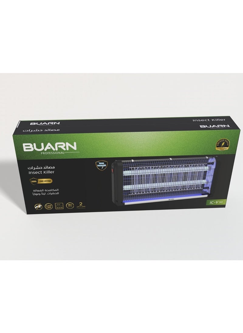 BUARN PROFESSIONAL BUARN PROFESSIONAL 14W Pro LED Insect Zapper – IC-Y30 with 120m² Coverage  - Image 4