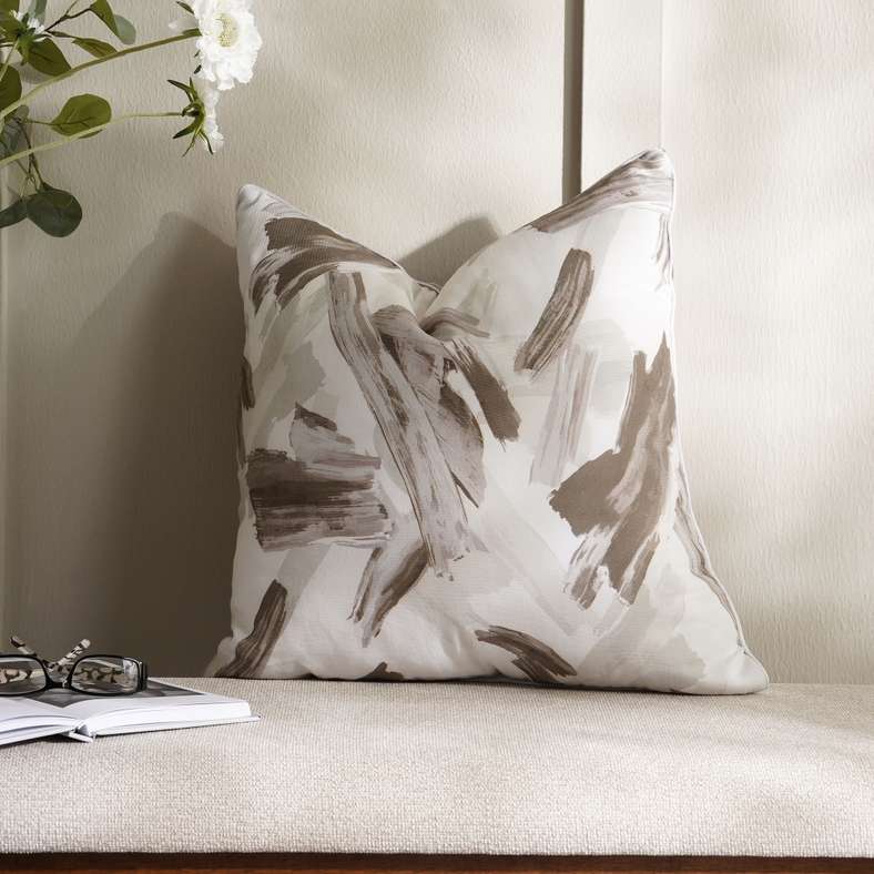 Osian Printed Filled Cushion 50x50cm-Beige - 123FBR9901276