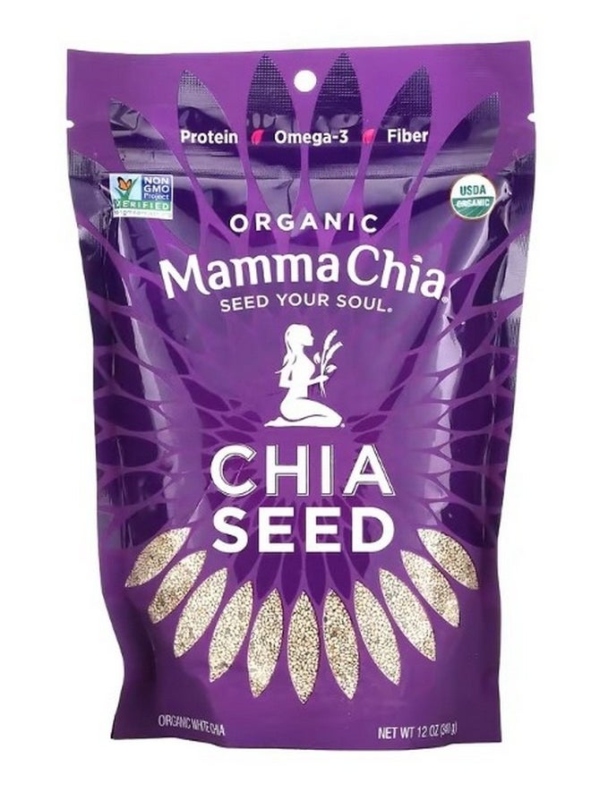 Mamma Chia Organic White Chia Seed 12 oz 340 g  - Image 1
