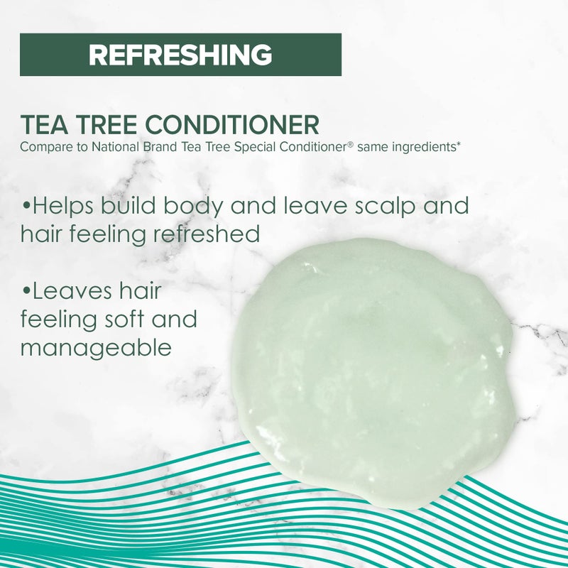 True+Real Tea Tree Conditioner, Moisturizing Formula, Hydrates, Soothes Scalp, Refreshing Mint Scent, For All Hair Types, 10.14 oz - Image 2