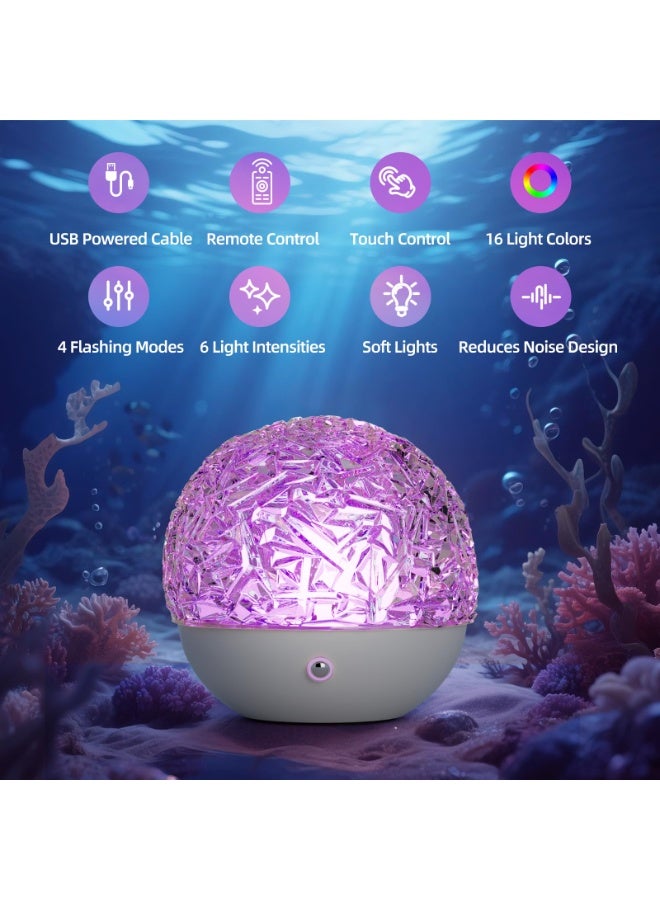 NajmStyle Galaxy Projector Night Light, 16 Colors Ocean Wave Projectors, Sensory Lights Ocean Lamp with Remote Control, Star Night Light Projector for Party/Gaming Room/Bedroom - Image 3