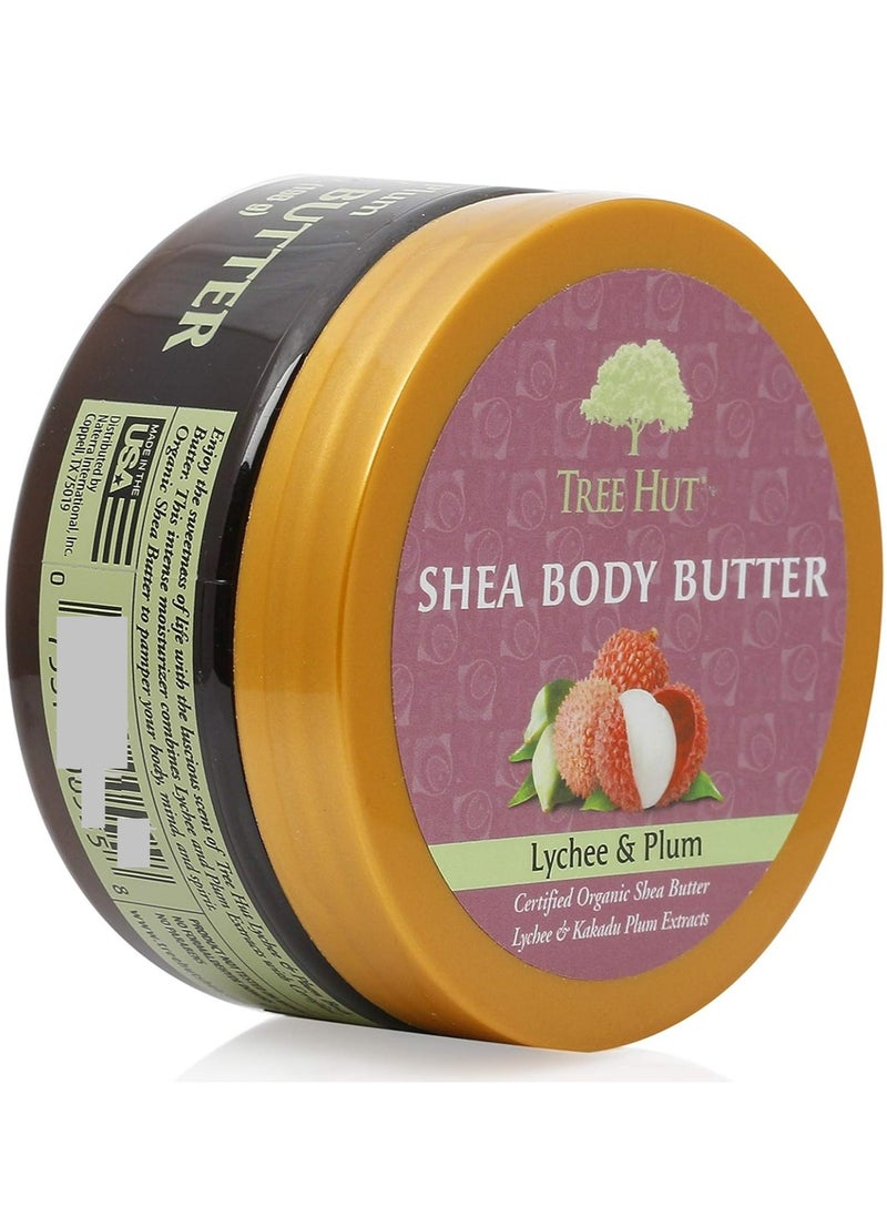 Tree Hut Shea Body Butter Lychee And Plum Face Scrub 198 g  - Image 1