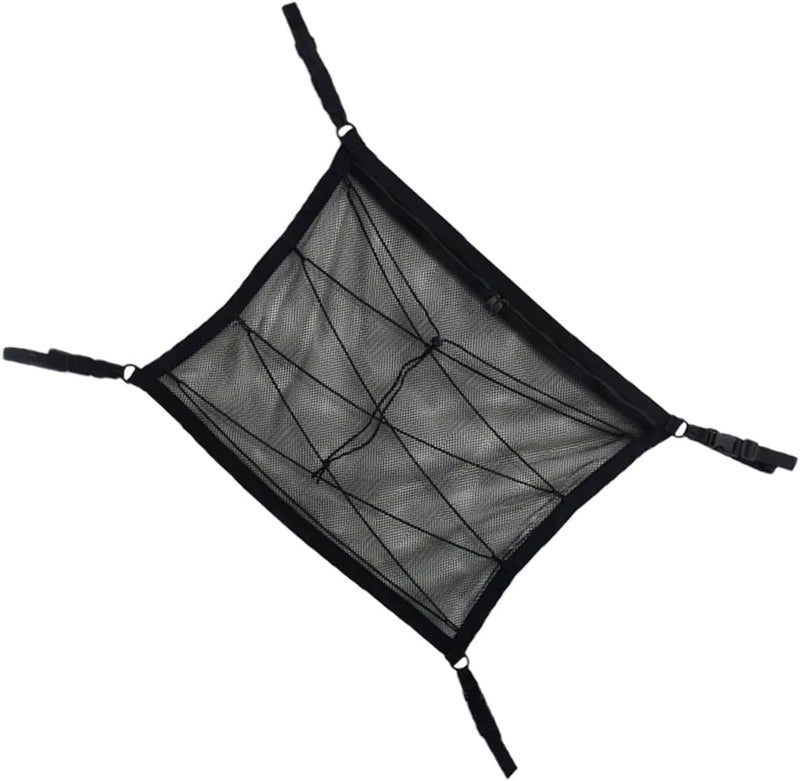 FAVOMOTO Car Ceiling Cargo Net Organizer Breathable Mesh Storage Bag for Car Interior Easy to Install for Storing Clothes Toys Snacks Fit for Suvs and Trucks - Image 1