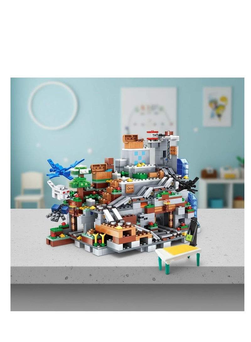 Minecraft The The Mountain Cave 3D  Building Blocks Set - Image 2