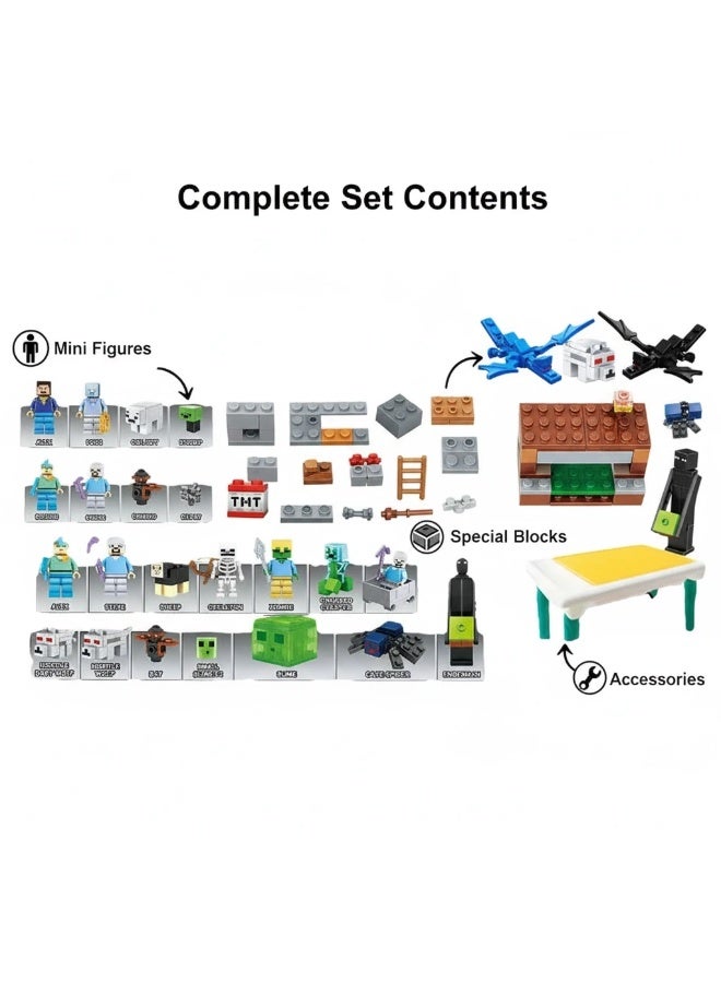 Minecraft The The Mountain Cave 3D  Building Blocks Set - Image 4