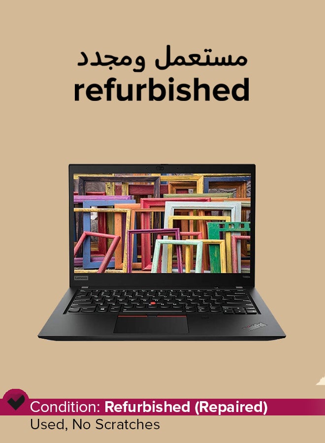 Lenovo Refurbished - ThinkPad T490s Laptop With 14-Inch Display,Core i5/8th Generation/16GB RAM/256GB SSD/Intel HD Graphics English black - Image 1