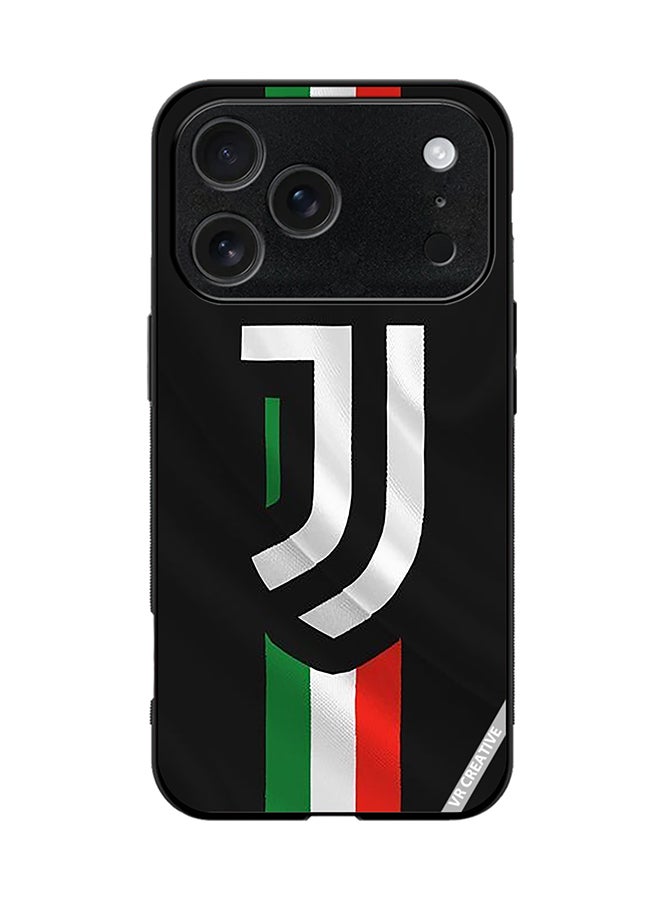 Protective Case Cover For Apple iPhone 17 Pro Juventus Logo Design Multicolour
