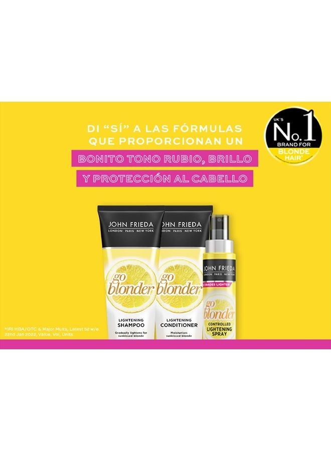 John Frieda بخاخ تفتيح الشعر Go Blonder Controlled للشعر الأشقر 100 مل - Image 4