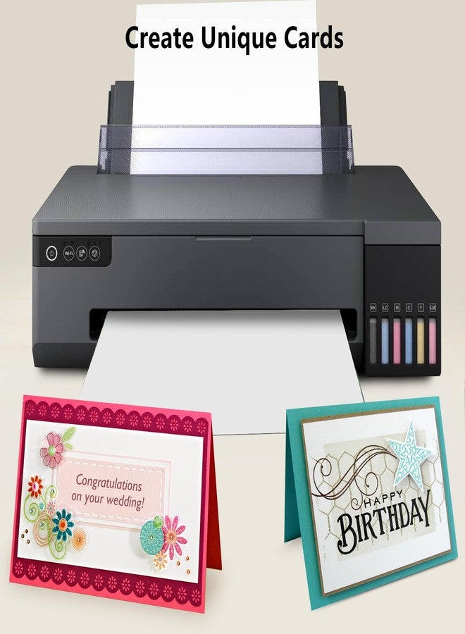 HAWERSI مجموعة ملحقات Cricut Venture المتكاملة المكونة من 62 قطعة، تتضمن هذه المجموعة ورق مقوى مقاس 24 × 12 بوصة، وفينيل حراري، وورقة استنسل، وملصق فينيل قابل للطباعة، وحصيرة قص، وأداة إزالة الزوائد. - Image 4