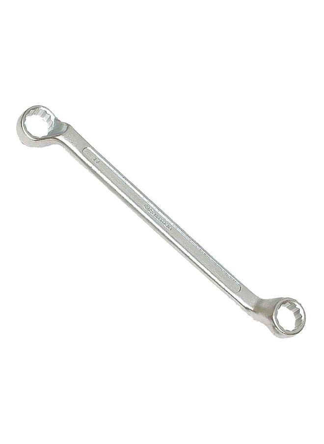 Eastman 6-Piece Chrome-Vanadium Steel Double Ended Wrench Set Silver 12.8 x 25.8 x 3.8 cm E-2407  - Image 2