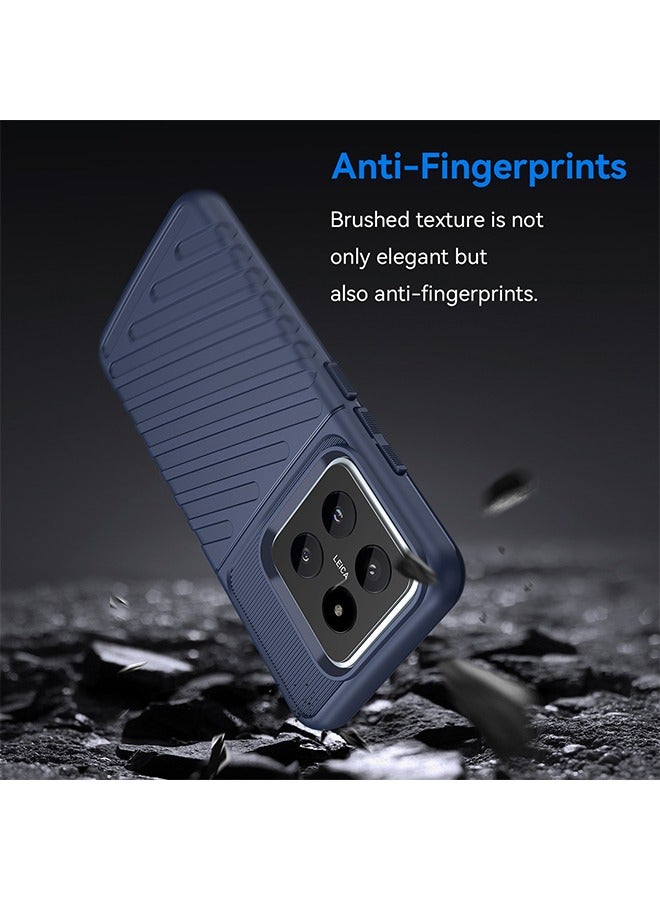 GKK Xiaomi 14 Cover Case, Heavy Duty Shockproof Military Grade Drop Tested Protective Phone Case TPU Bumper Phone Case Cover for Xiaomi 14 Thunder All Inclusive Phone Case -Blue - Image 4