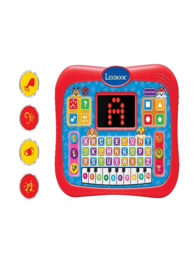 LEXiBOOK, Bilingual Talking Tablet Paw Patrol with Touch Keys, Red Blue, JCPAD007PAi2 - Image 2