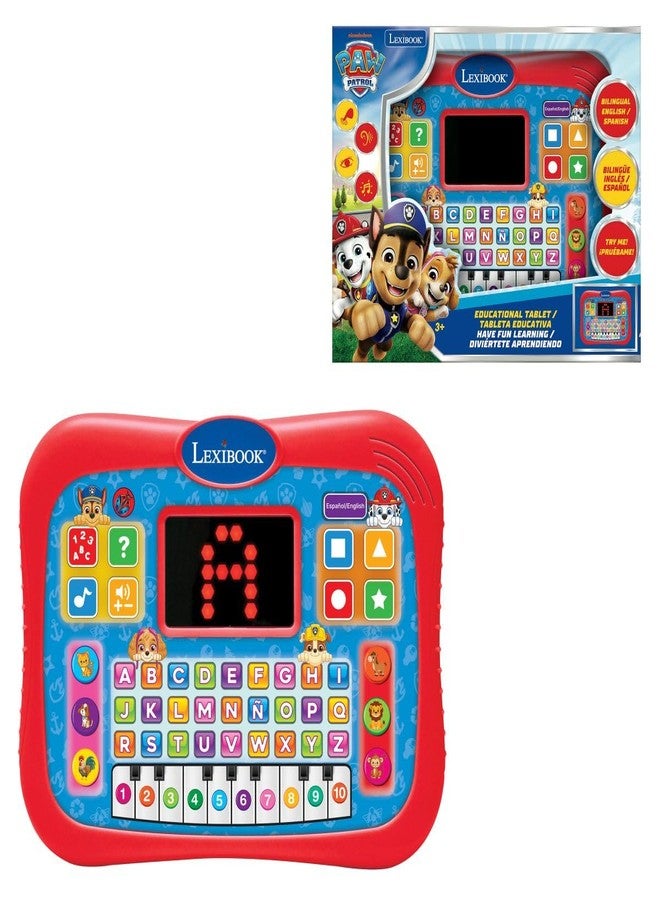LEXiBOOK, Bilingual Talking Tablet Paw Patrol with Touch Keys, Red Blue, JCPAD007PAi2 - Image 1