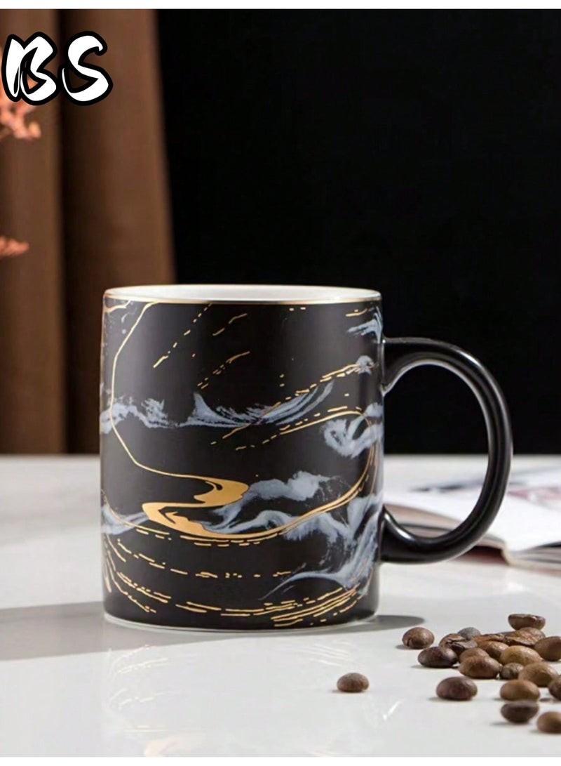 بي إس أكواب شرق أوسطية فاخرة | فناجين قهوة/شاي سيراميكية بنقوش رخامية فنية | هدايا مثالية وأدوات مائدة أنيقة، هدايا فاخرة فريدة للاستخدام المنزلي والمكتبي في الشرق الأوسط - Image 3