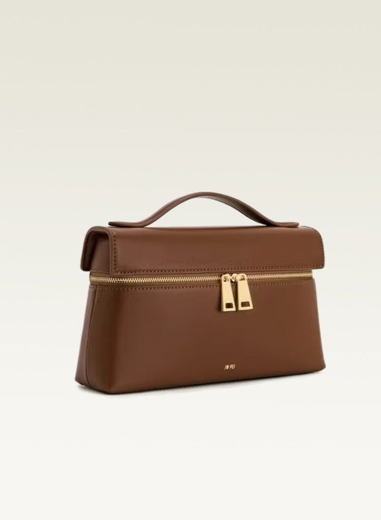 JW PEI JW PEI box bag Thea shoulder messenger bag women's new high-grade commuter portable small bag - Image 2