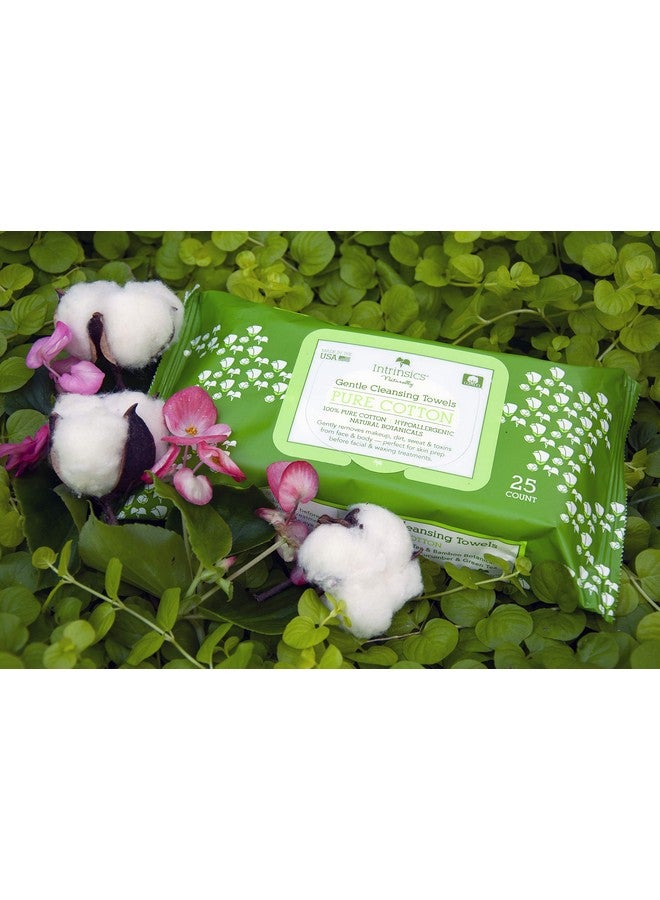 إنترينزيكس منشفة التنظيف اللطيفة من Intrinsics - 8.5 بوصة × 6 بوصة، مصنوعة من القطن الطبيعي بنسبة 100% - 25 قطعة - Image 1