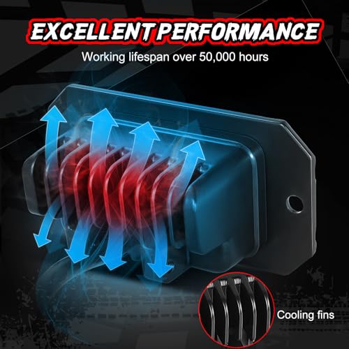Auto Power Plus Flush Mount LED Pod Lights Yellow Driving Fog Lights 2PCS 40W Amber LED Pods Off Road Bumper Light Bar Backup Light Cube for Truck Pickup ATV UTV Boat 4x4 - Image 4