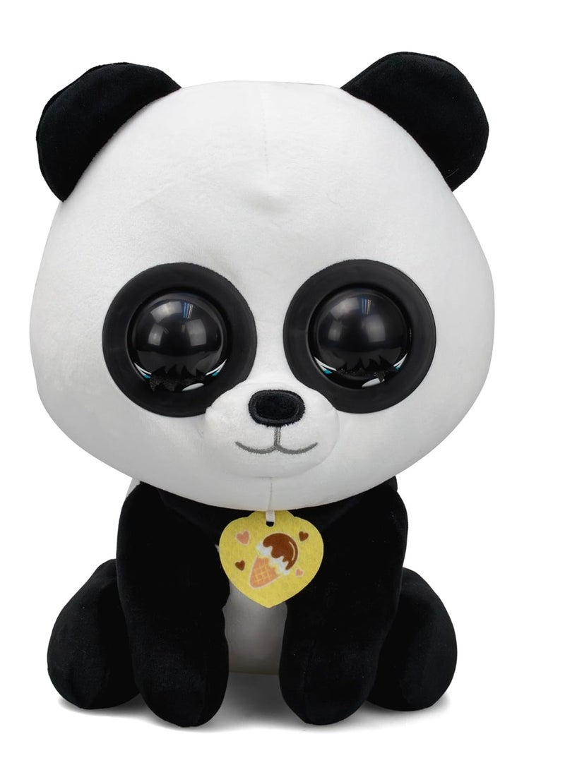 Silverlit Winksies Interactive Soft Toy - Cookie Panda with Blinking Eyes & Sound Effects – Cuddly Plush Toy for Kids 3+ – Ice Cream Cone  - Image 5