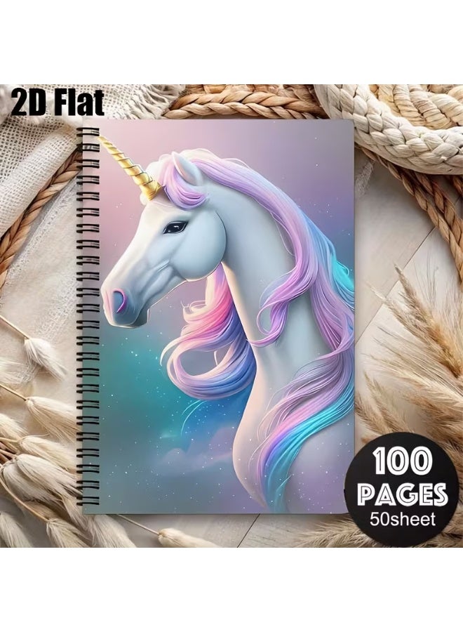Unicorn Stationery Gift Set for Girls, Back to School School Supplies Kit with Unicorn Notebook, Pencil Case, Multi-Color Pen, Stickers & Cute Stationery Accessories, Unicorn Gift Bundle for Kids - Image 2