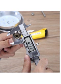 Generic Digital Caliper IP54 Waterproof Stainless Steel Caliper Measuring Tool Vernier Caliper with Huge LCD Screen Auto Off Feature Inch and Millimeter Conversion 6 Inch 150 mm  - Image 4