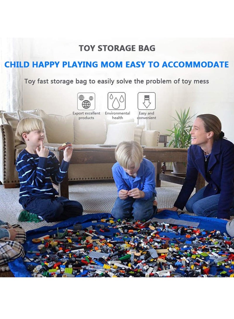 Cool Baby Portable Kids Toy Storage Bag And Play Mat Toys Organizer Drawstring Pouch Fashion Practical Storage Bags - Image 2