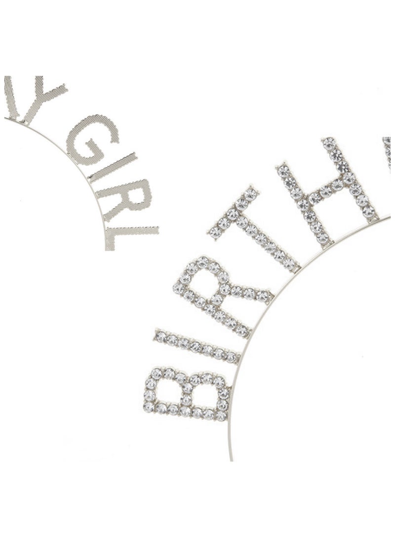 Girl Birthday Sash And Rhinestone Tiara Set - Image 4