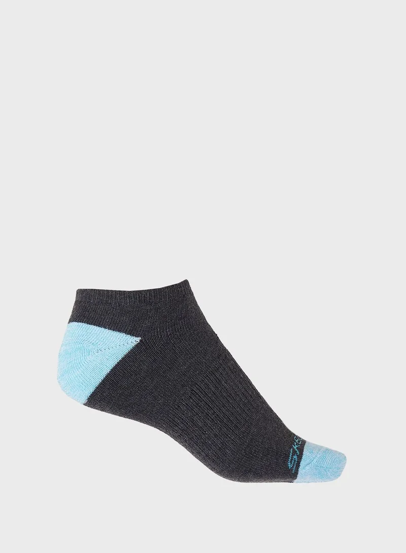 SKECHERS 6 Pack No Show Socks
