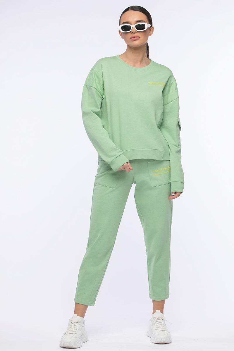 RINA سويت شيرتات السلام والهدوء 2XL أخضر - Image 1