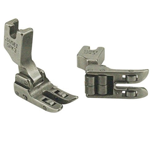 Neutral 1 PC. INDUSTRIAL SEWING MACHINE ROLLER FOOT FOR JUKI SINGER BROTHER #SPK3 , Roller Foot Presser Foot Snap-On - Image 1