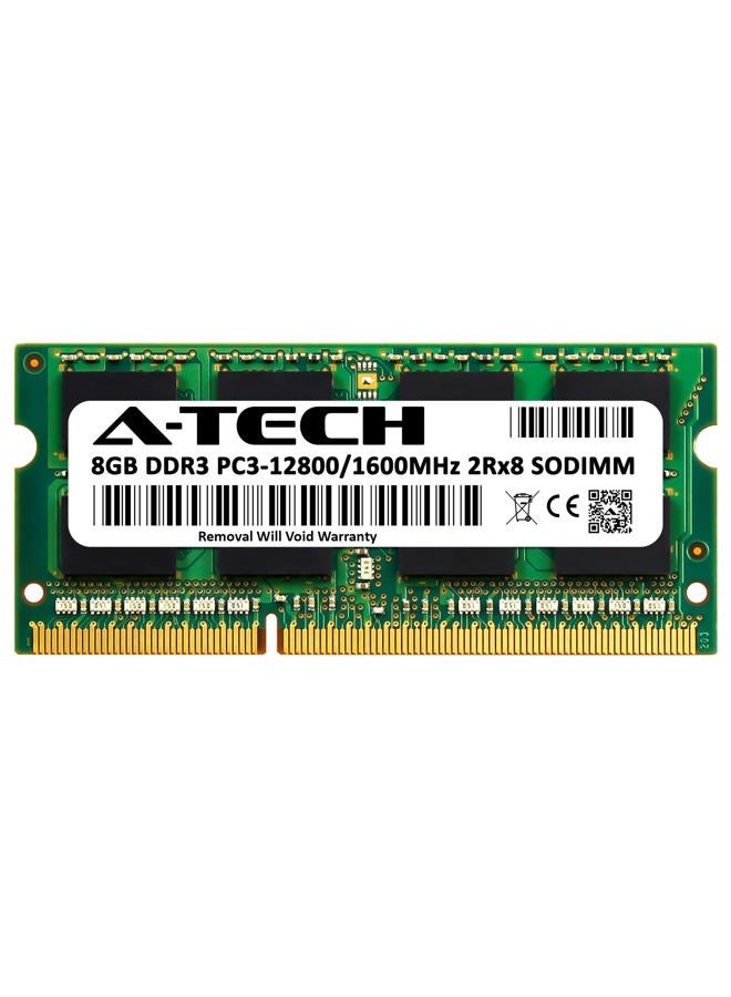 A-TECH 8GB RAM for Apple MacBook Pro (Mid 2012), iMac (Late 2012, Early/Late 2013, Late 2014, Mid 2015), Mac Mini (Late 2012) | DDR3 1600MHz PC3-12800 2Rx8 204-Pin SODIMM Memory Upgrade Module - Image 2