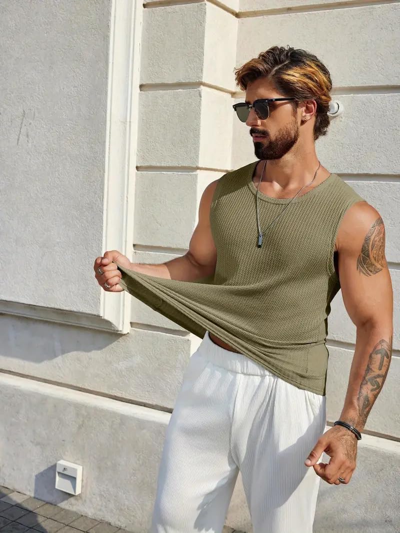 Trillion Tank Top For Men | Vest For Men's (Waffle Knit |Regular Fit) - Image 2
