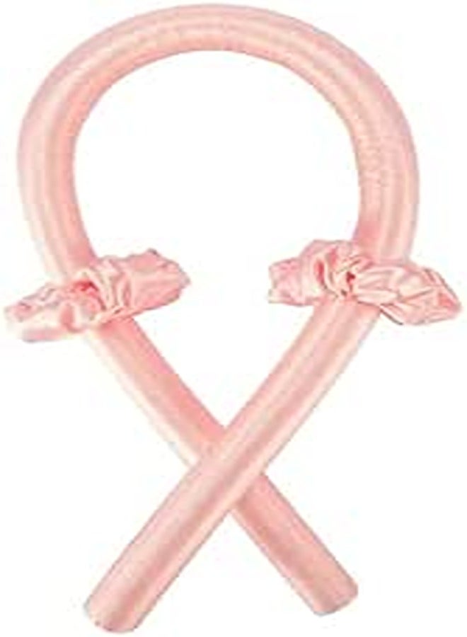 Heatless Curling Rod Headband, Heatless Hair Curling Set, No Heat Wave Hair Curlers Styling Tools for Long Medium Hair,Hair Rollers Wave Curls Lazy Curler Set DIY Hair Styling Tools (Blue) (Pink)