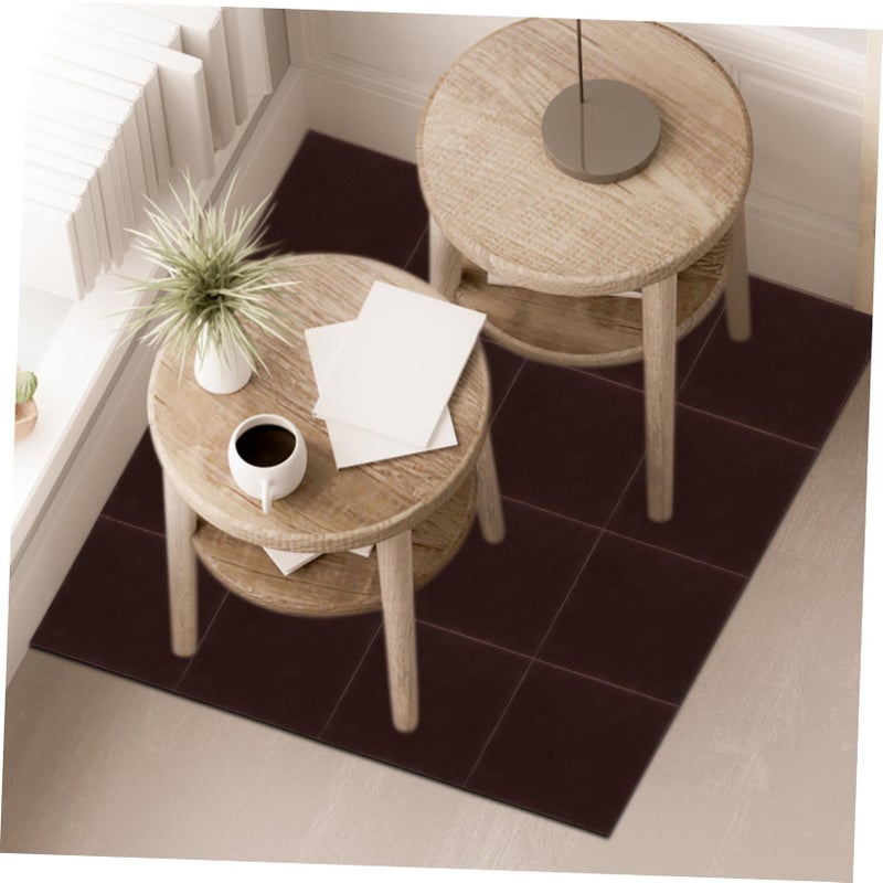 Brown Interlocking Carpet Tiles 10pcs Thickened Soft Play Mat For Kids Crawling Floor Cushions Home Office Use - Image 5