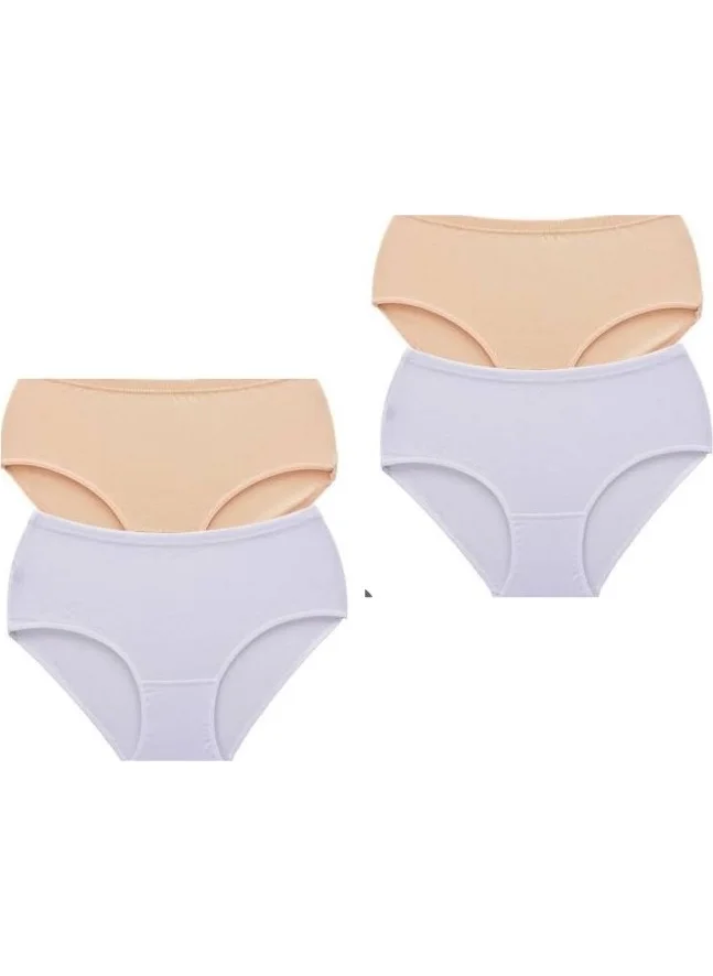 Yar Butik Yar Boutique 4 Pieces 100% High Waist Women's Panties