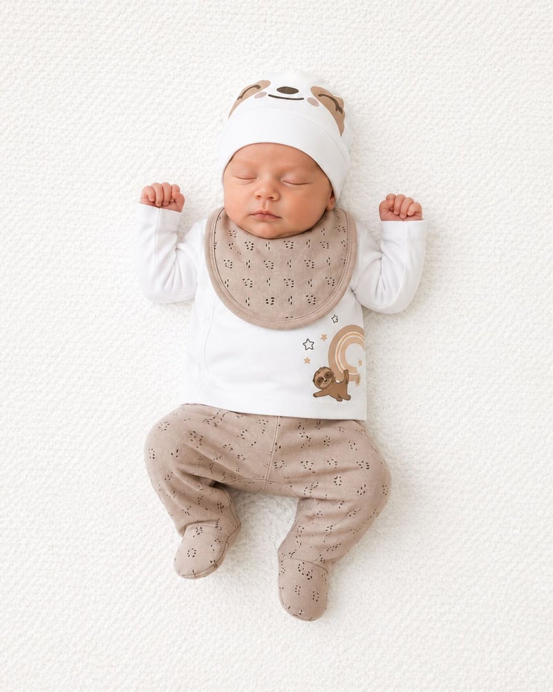 Cloud Fashion Café Little Sloth Newborn Set - Image 1