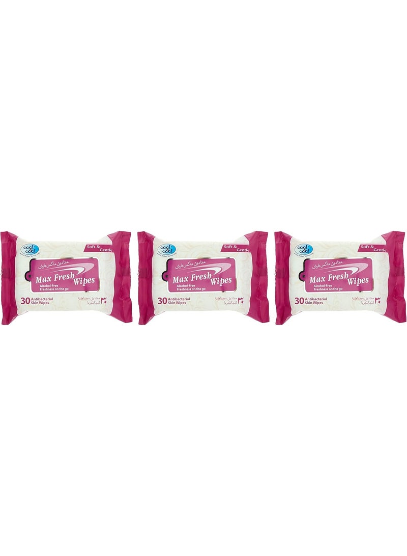 كول اند كول مناديل ماكس فريش عبوة من 30 منديلًا × 3 مناديل - Image 4