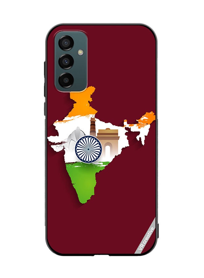 VR CREATIVE Protective Case Cover For Samsung Galaxy M23 India Map Design Multicolour - Image 1
